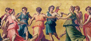 Danses Apollon et les muses